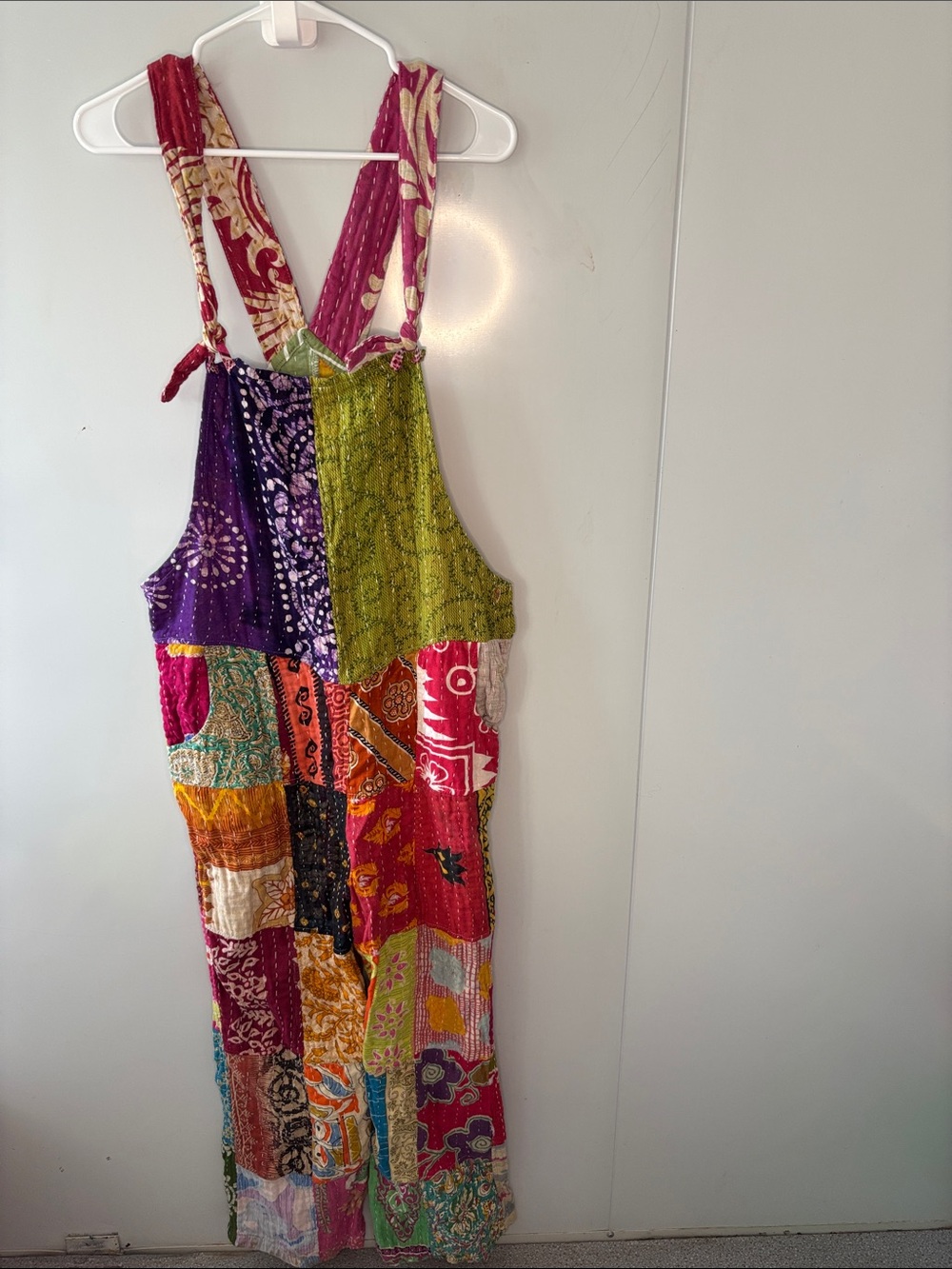 Kathmandu Multicolor Patchwork Boho Jumpsuit
